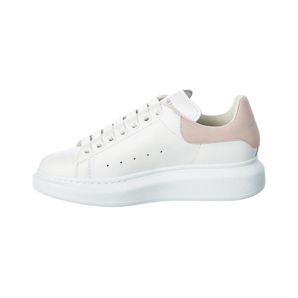 Alexander Mcqueen Oversized Leather Sneaker, White - Picture 2 of 5
